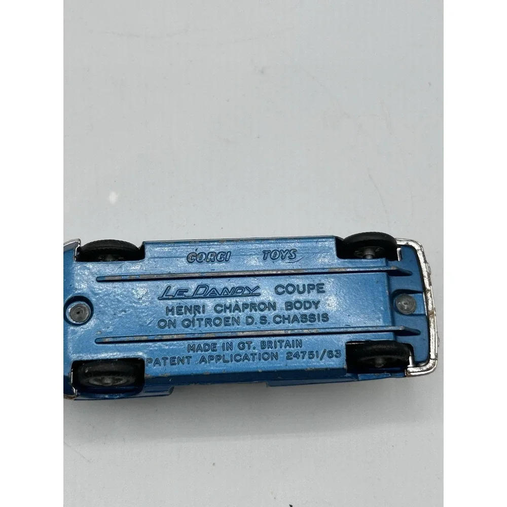 Corgi Toys LeDandyCoupe-Henri Chapron Body On Citroen D.S. Chassis No Doors‎